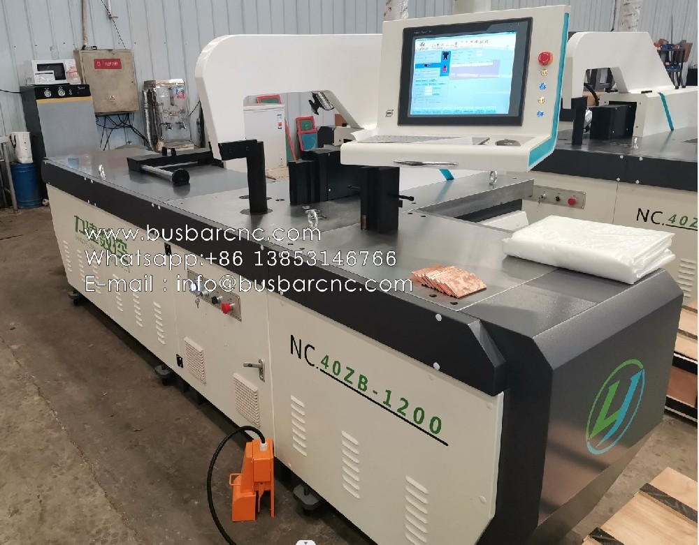 NC.40ZB-1200 - ماكينة ثني قضبان التوصيل النحاسية CNC